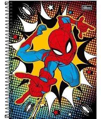 CADERNO 10X1 SPIDER MAN